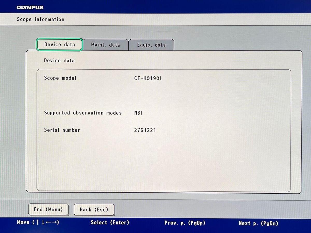 Used OLYMPUS CV-190/CLV-190 Tower Endoscope