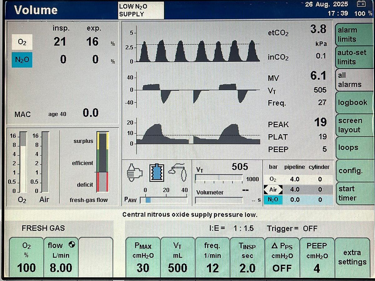 Used Dräger Primus Anaesthesia YOM: 2007