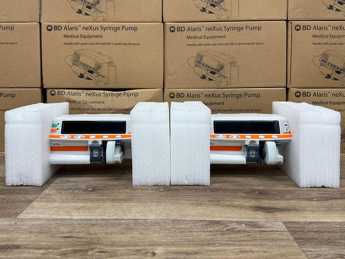 Used BD Alaris Nexus Syringe Pump  REF: CCneXus1-S -20 Pieces  Brand New