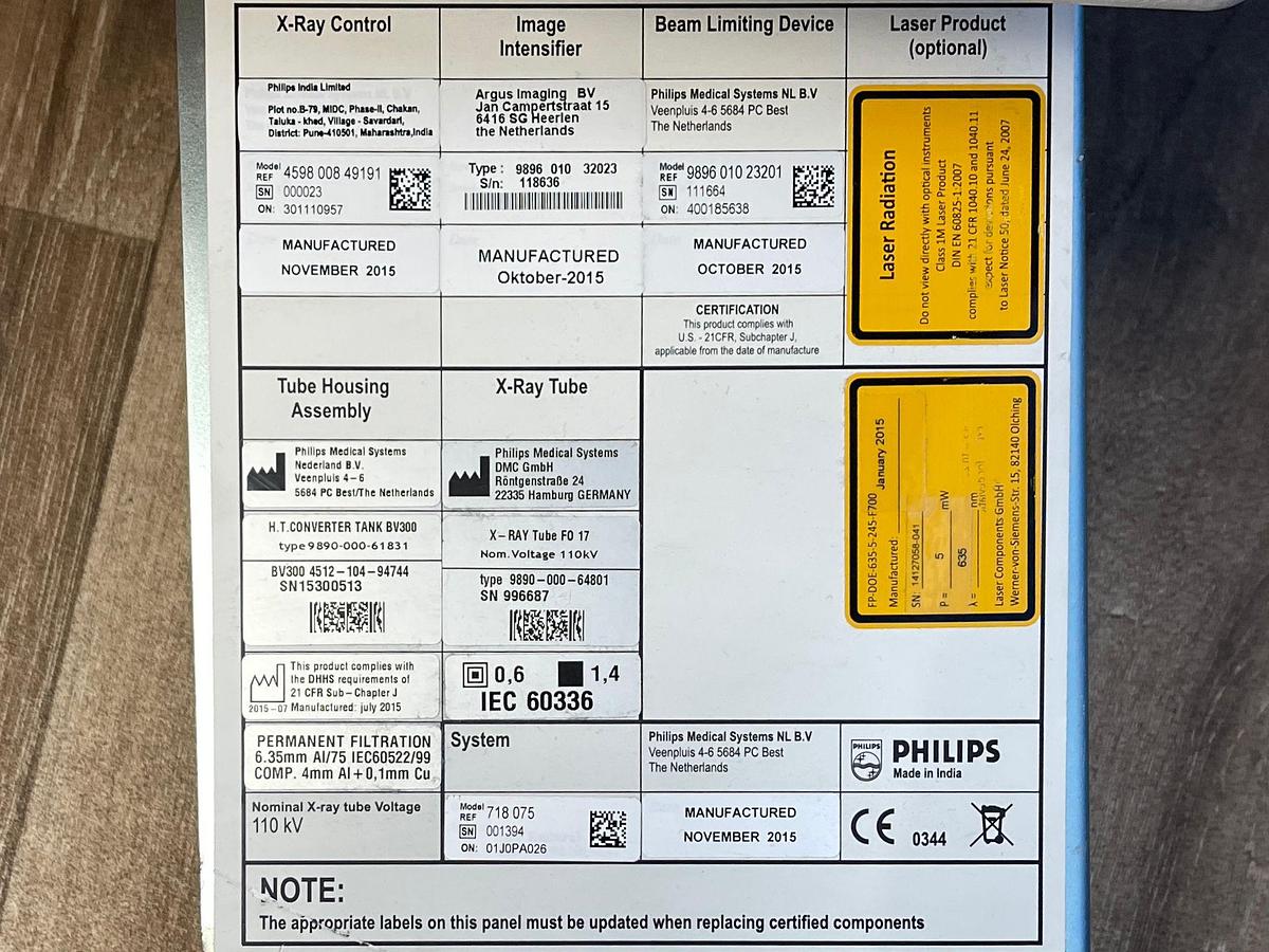Used Philips BV Endura YOM: 2015