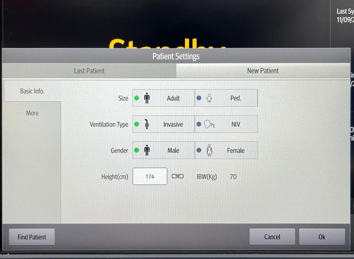 Used Mindray SV600 Ventilator YOM: 2020