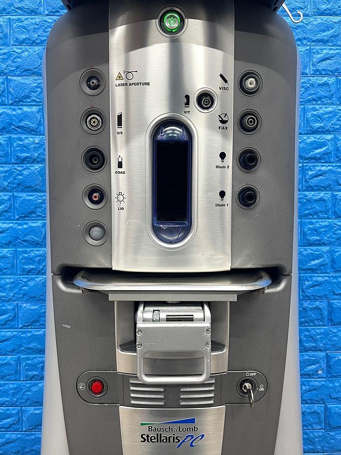 Used Bausch & Lomb Phacoemulsifier Stellaris PC Laser machine YOM: 2013 With Footswitch and 2 Hand pieces