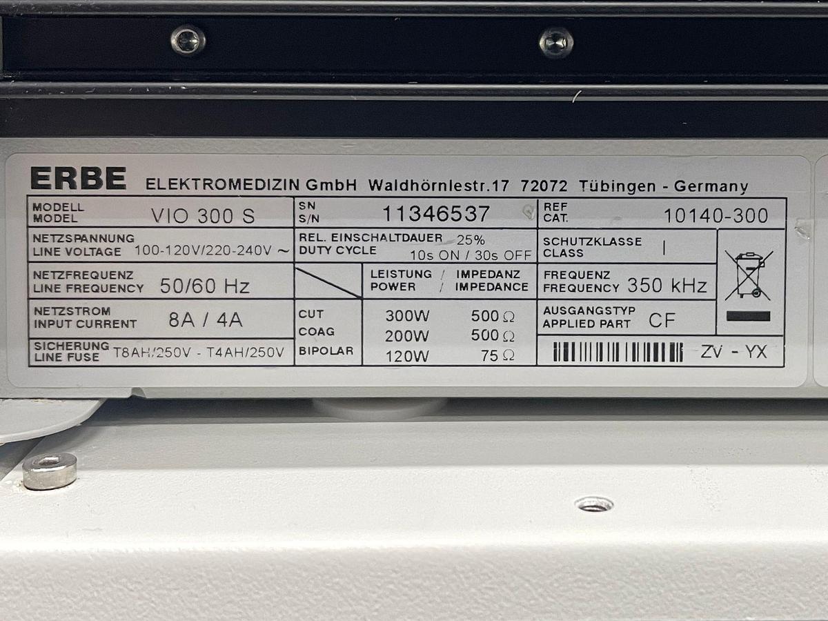 Used ERBE VIO 300S 