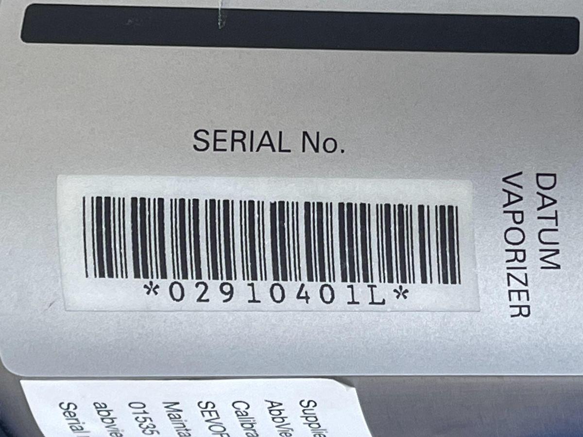 Used Blease SevoFlurane Vaporiser