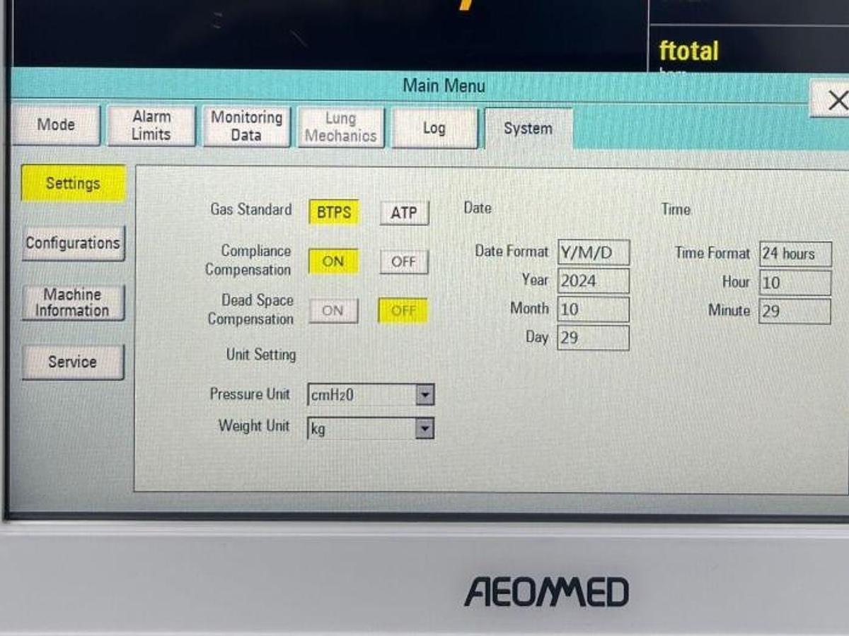 Used - AEONMED VG70