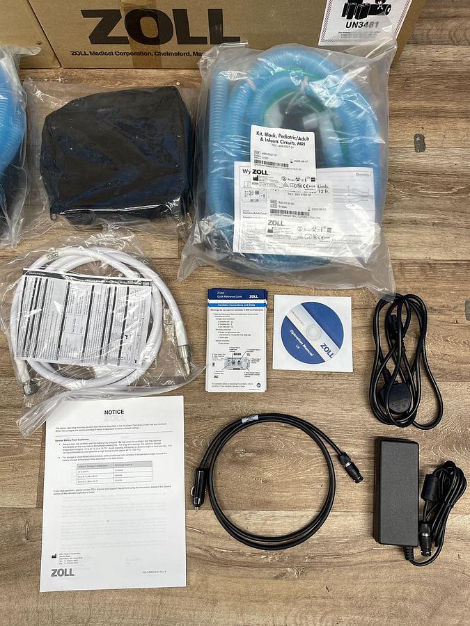 Used Zoll 731 Series Ventilator YOM: 2019 -4 pieces