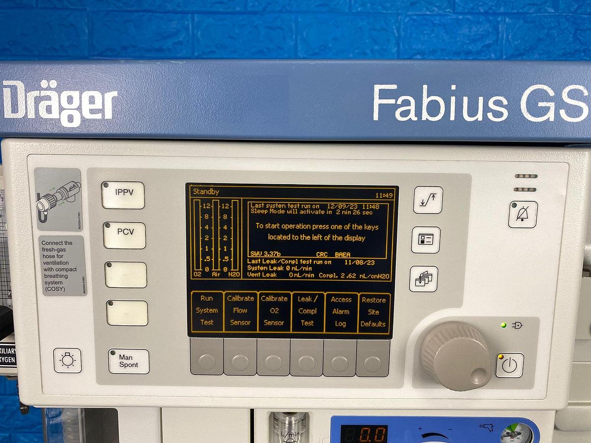 Used Dräger Fabius GS YOM: 2005.