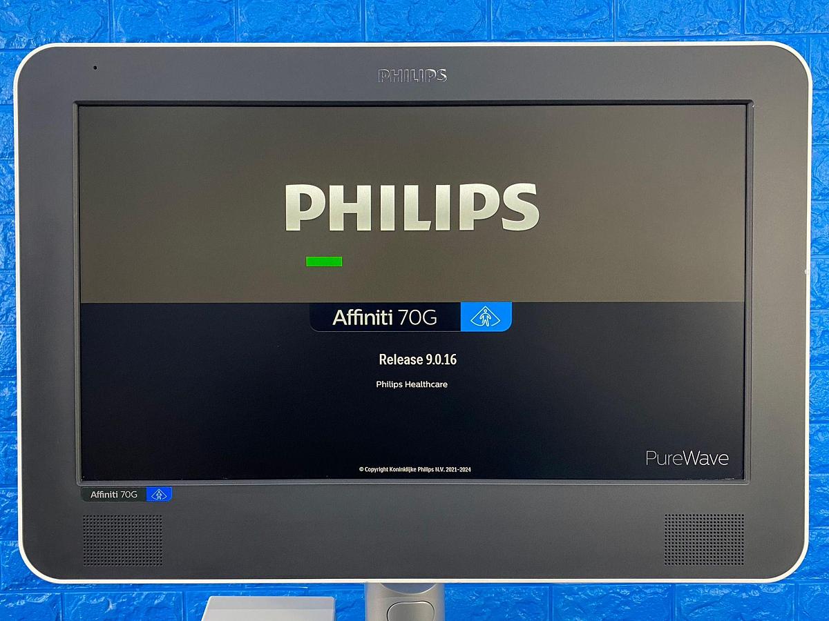 Used Philips Affiniti 70G PureWave Software Version: 9.0.16 Hardware B.0 YOM: 2018 Probes L15-7io C10-3v C9-2 C5-1