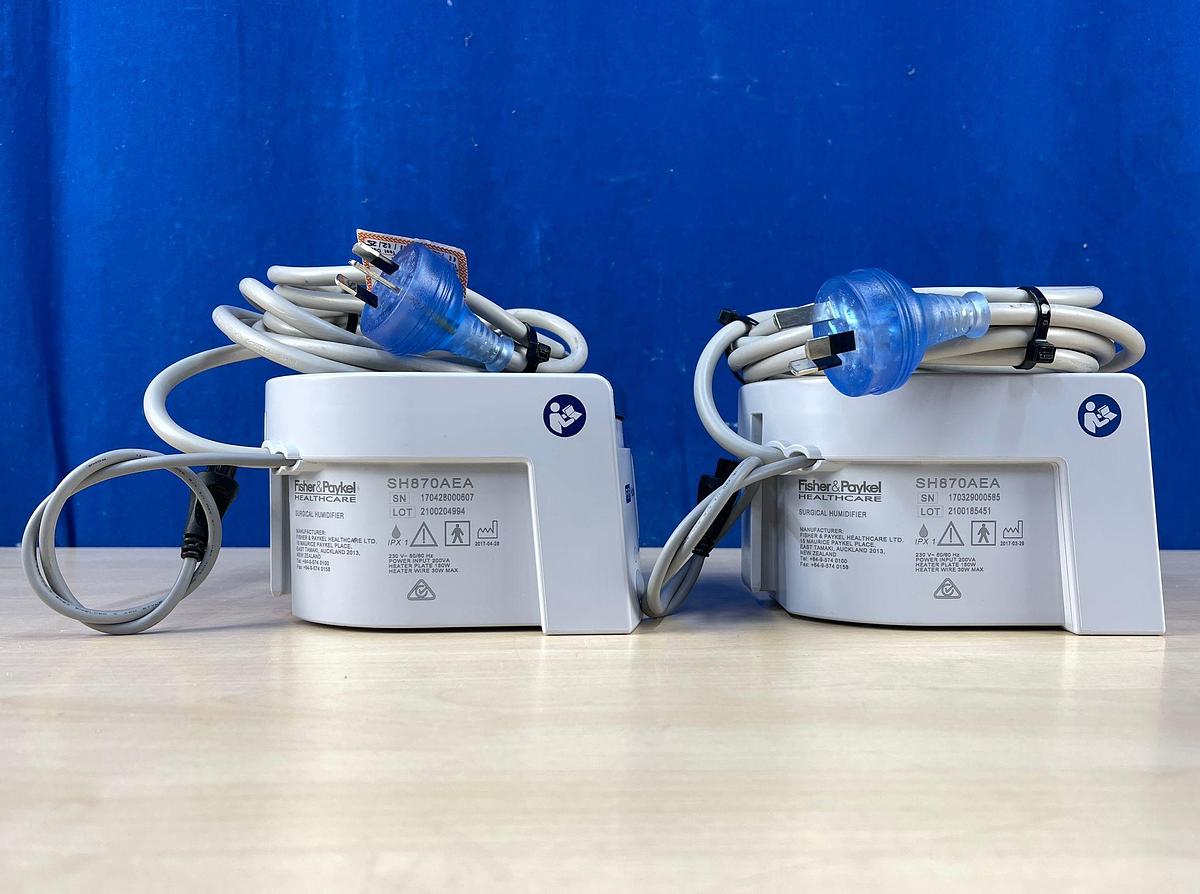 Used Fisher & Paykel HumiGard  REF: SH870AEA YOM: 2017 - 2 Pieces