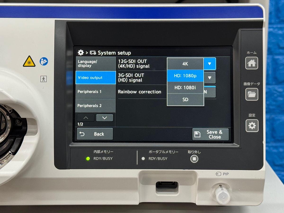 Used Olympus Evis X1 CV-1500 Endoscopy with Gastro GIF-HQ190 / Colono CF-HQ190L Includes: Olympus Evis X1 CV-1500 Processor Olympus MAJ-1921 Keyboard Olympus OFP-2 Flushing Pump Olympus UCR Gas Insufflator with hose Olympus MAJ-901 Water Bottle Olympus GIF-HQ190 Gastroscope with case and Air/Water/Suction valve Olympus CF-HQ190L Long Colonoscope with case and Air/Water/Suction valve