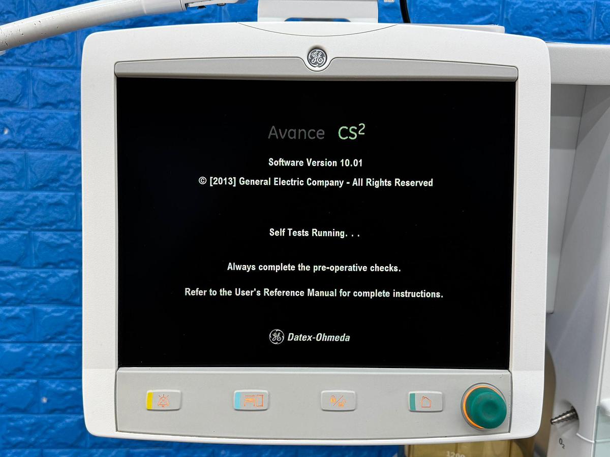 Used GE Avance CS2 Anesthesia YOM: 2013  