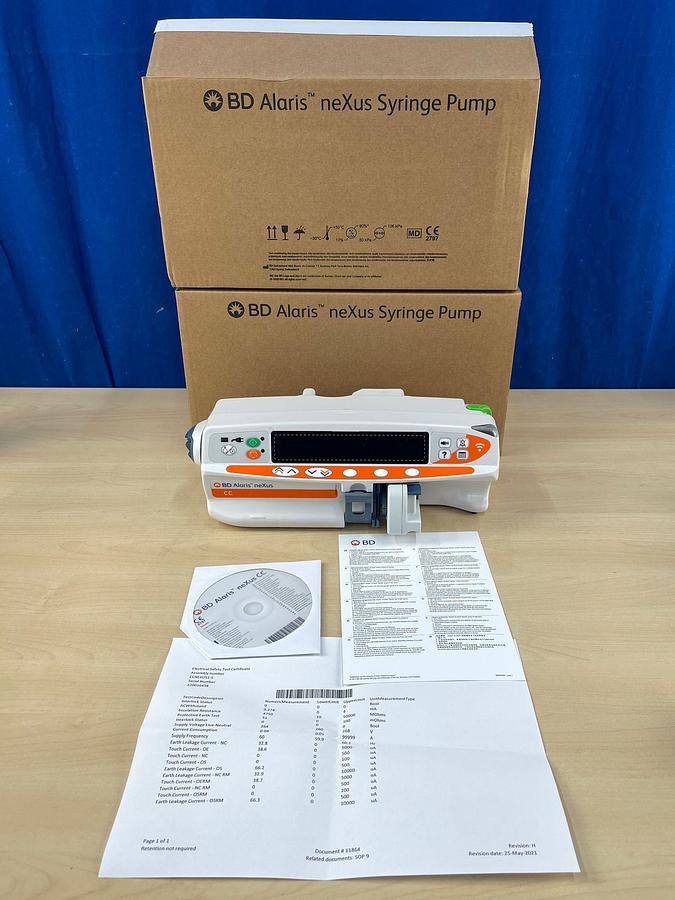 BD Alaris Nexus CC Syringe Pump REF: CCneXus1-S YOM: 2022 (Brand New)