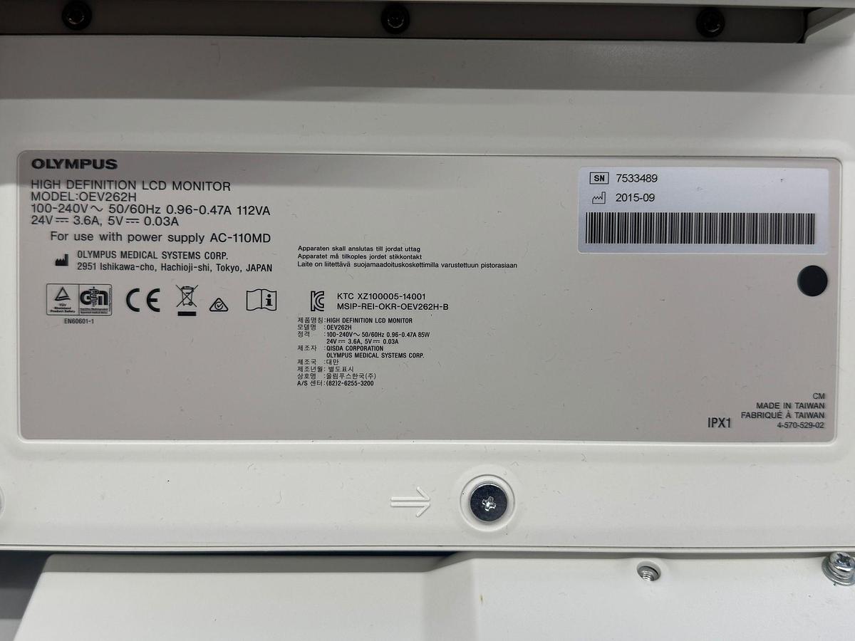 Used Olympus OEV262H LCD Monitor  