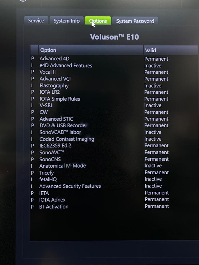 Used GE Voluson E10 OLED BT19 HD LIVE, YOM: 2017