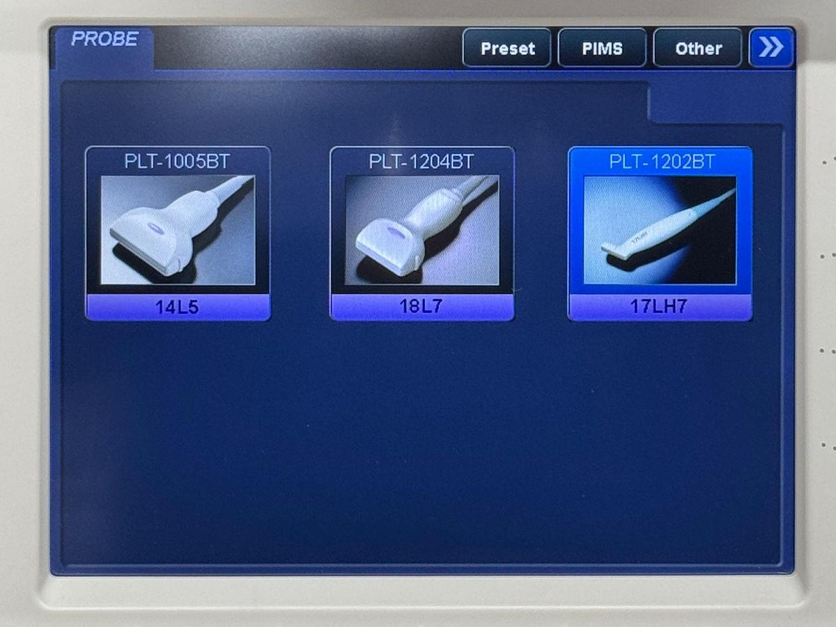 Used Toshiba Aplio 500 Ultrasound YOM: 2019 Probes  PLT-1005BT YOM: 2019 PLT-1204BT YOM: 2019 PLT-1202BT YOM: 2019