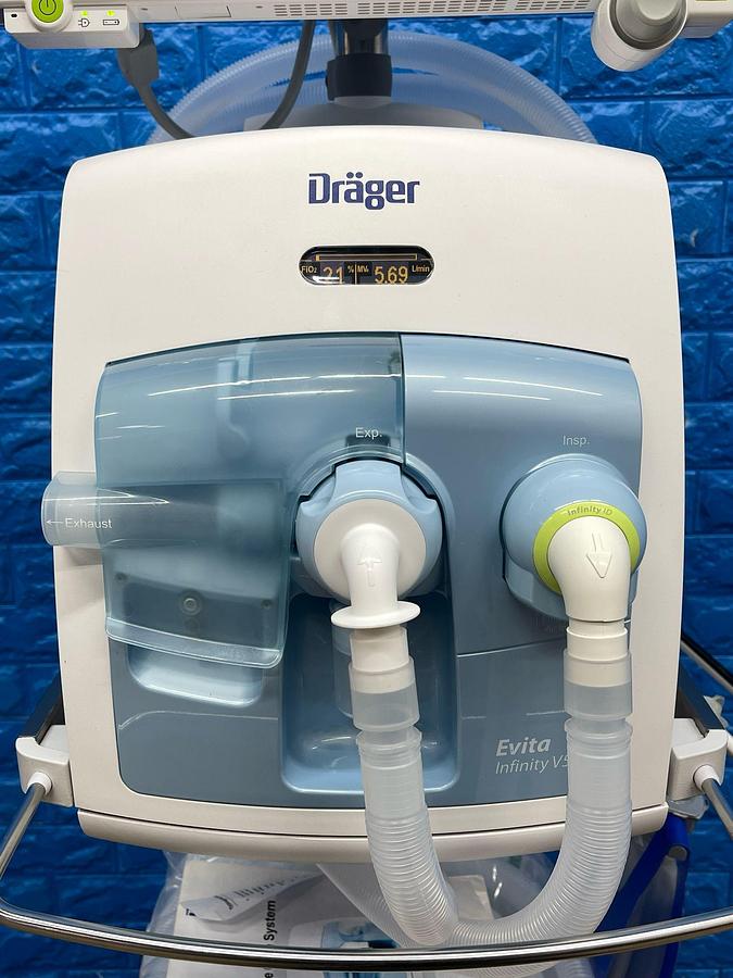 Used Dräger Evita Infinity V500 Ventilator YOM: 2014