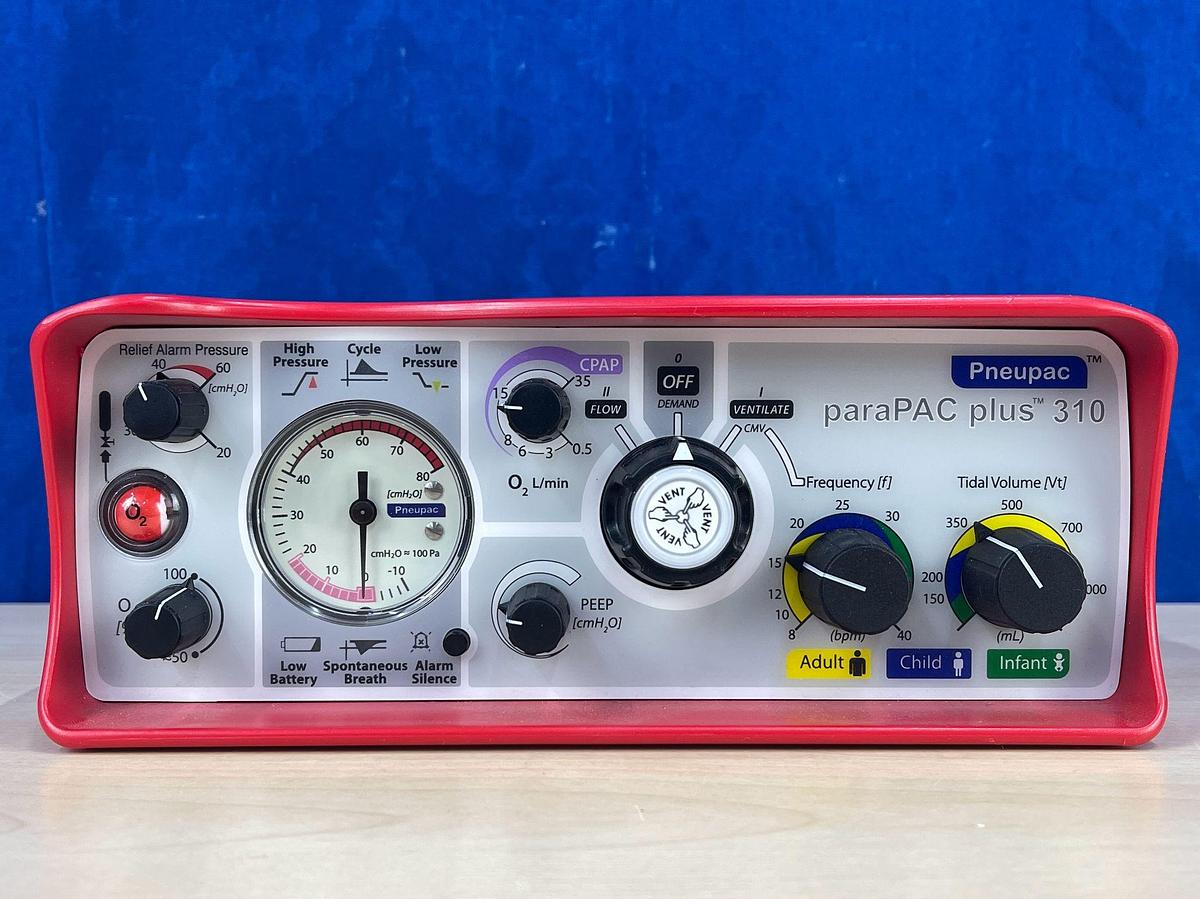 Pneupac Smiths ParaPac Plus 310 Ventilator YOM: 2020
