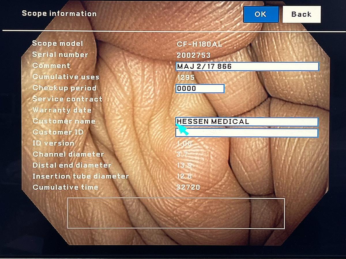 Used OLYMPUS CV-180/CLV-180 Tower with 2x Endoscopes