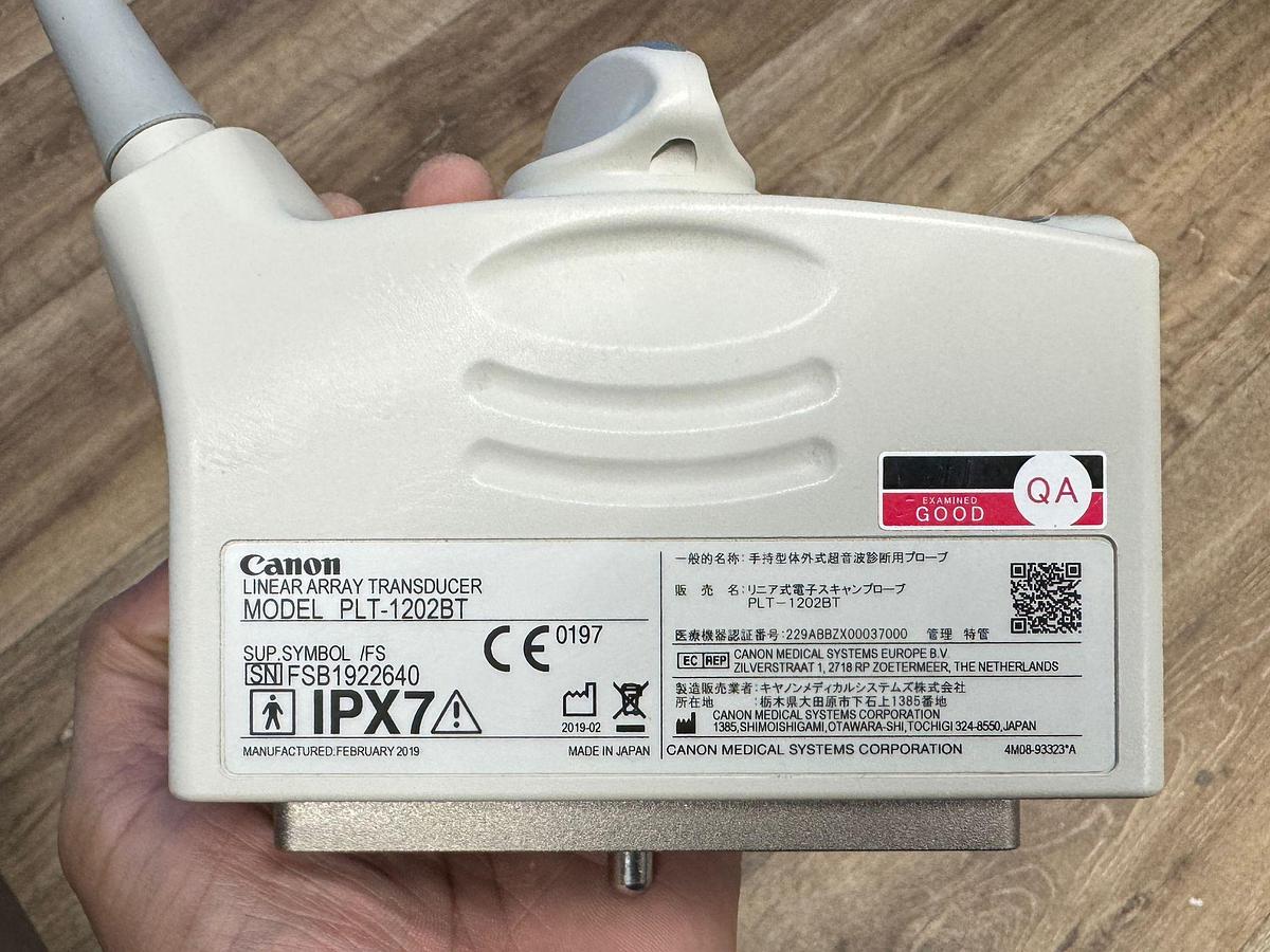 Used Toshiba Aplio 500 Ultrasound YOM: 2019 Probes  PLT-1005BT YOM: 2019 PLT-1204BT YOM: 2019 PLT-1202BT YOM: 2019