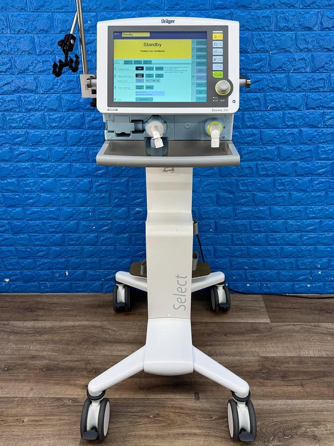 Used Dräger Savina 300 Ventilator YOM: 2020 Hours: 1547