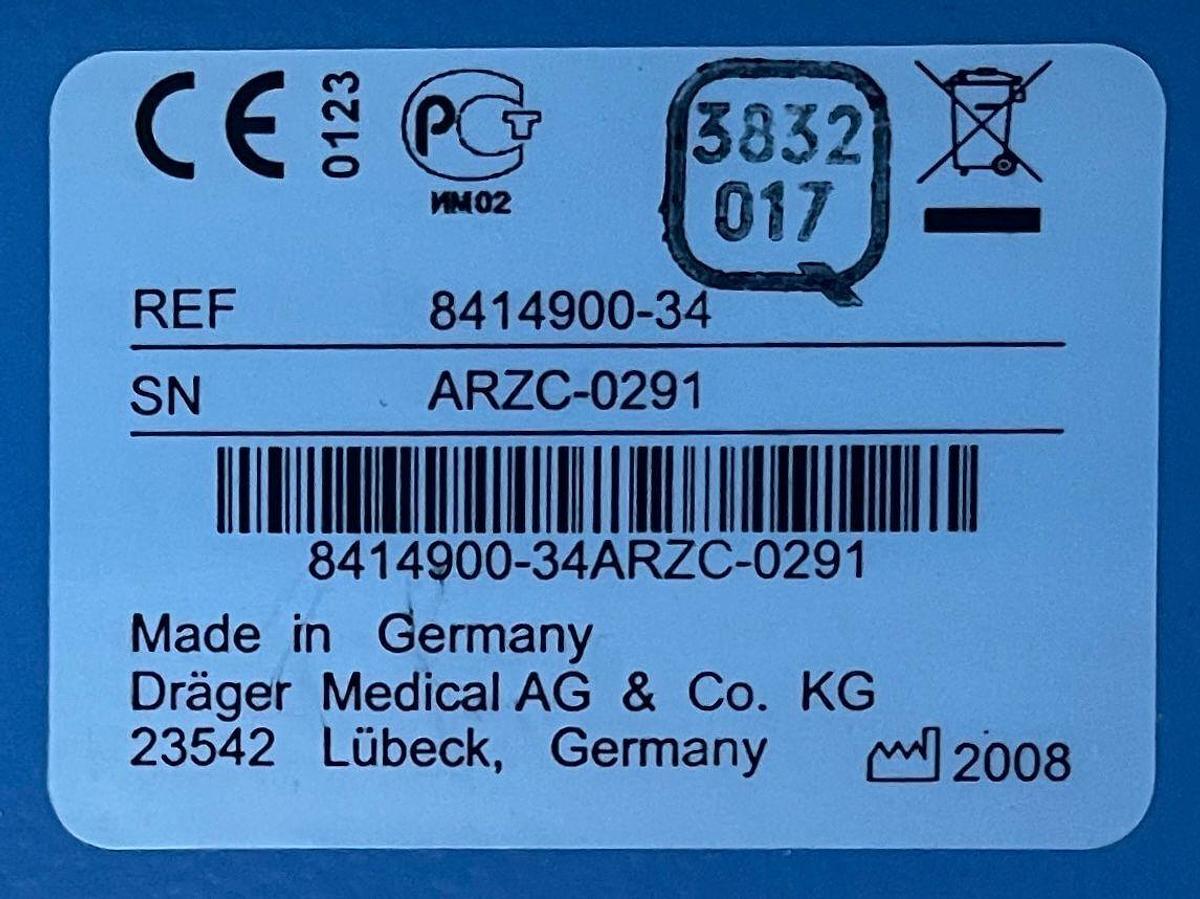 Used DRAEGER 9X Dräger Evita XL Ventilator