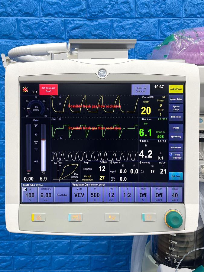 Used GE Avance CS2 Anesthesia YOM: 2012
