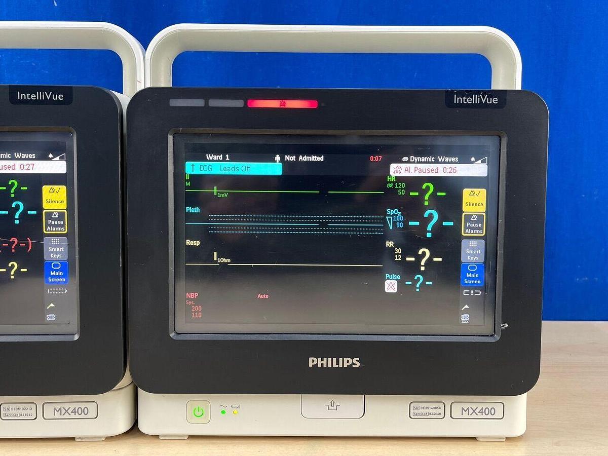Used PHILIPS 2x Patient Monitor IntelliVue MX 400 YOM