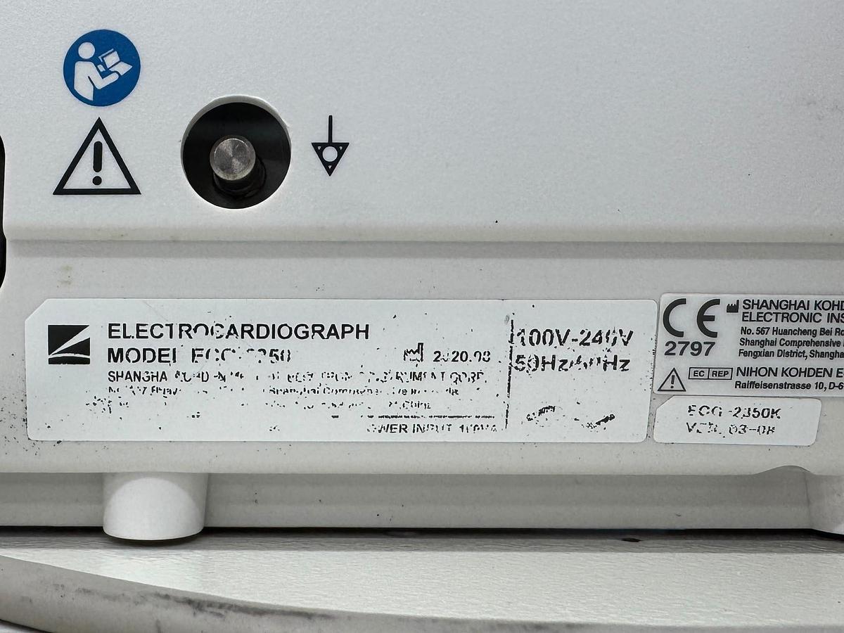 Used NIHON KOHDEN Cardiofax M Electrocardiograph ECG-2350 YOM: 2020