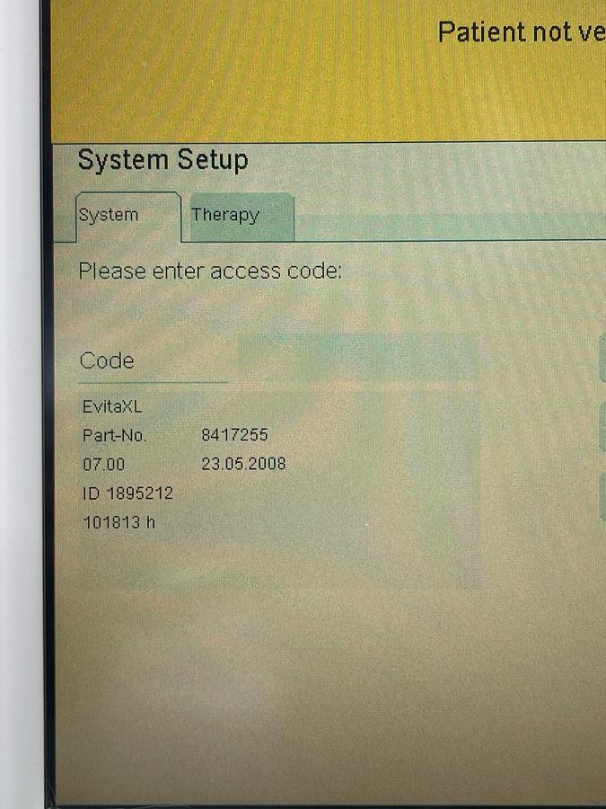 Used 9X Dräger Evita XL Ventilator