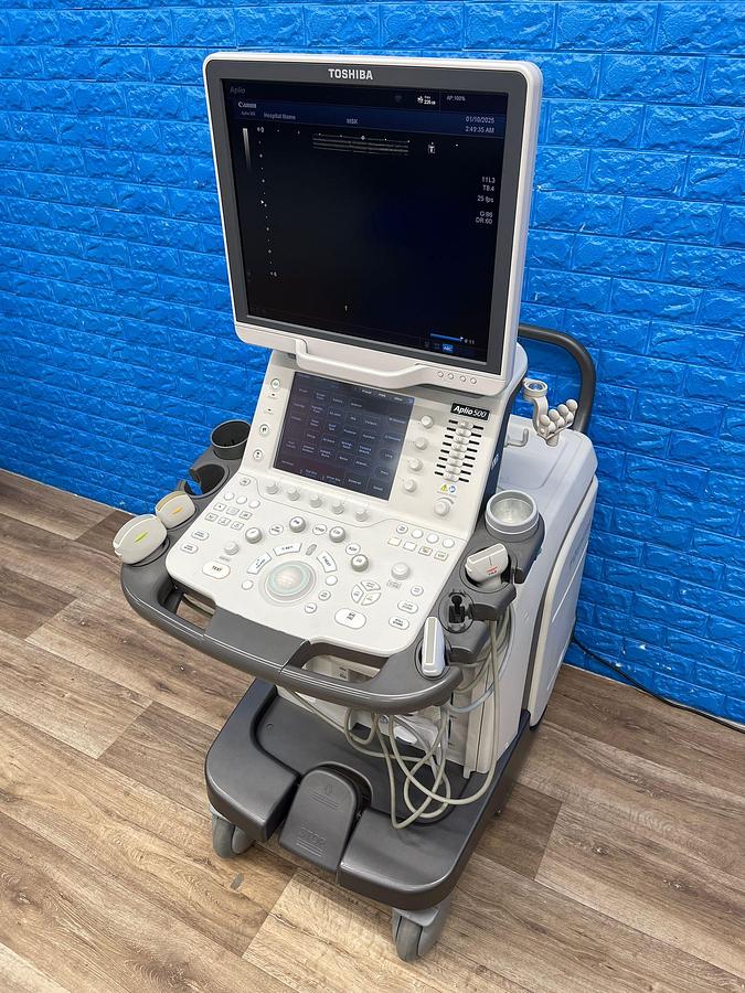 Used -Toshiba Ultrasound Aplio 500 YOM: 2015