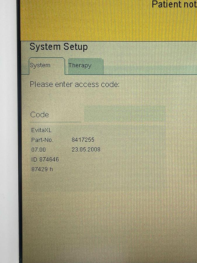 Used 9X Dräger Evita XL Ventilator
