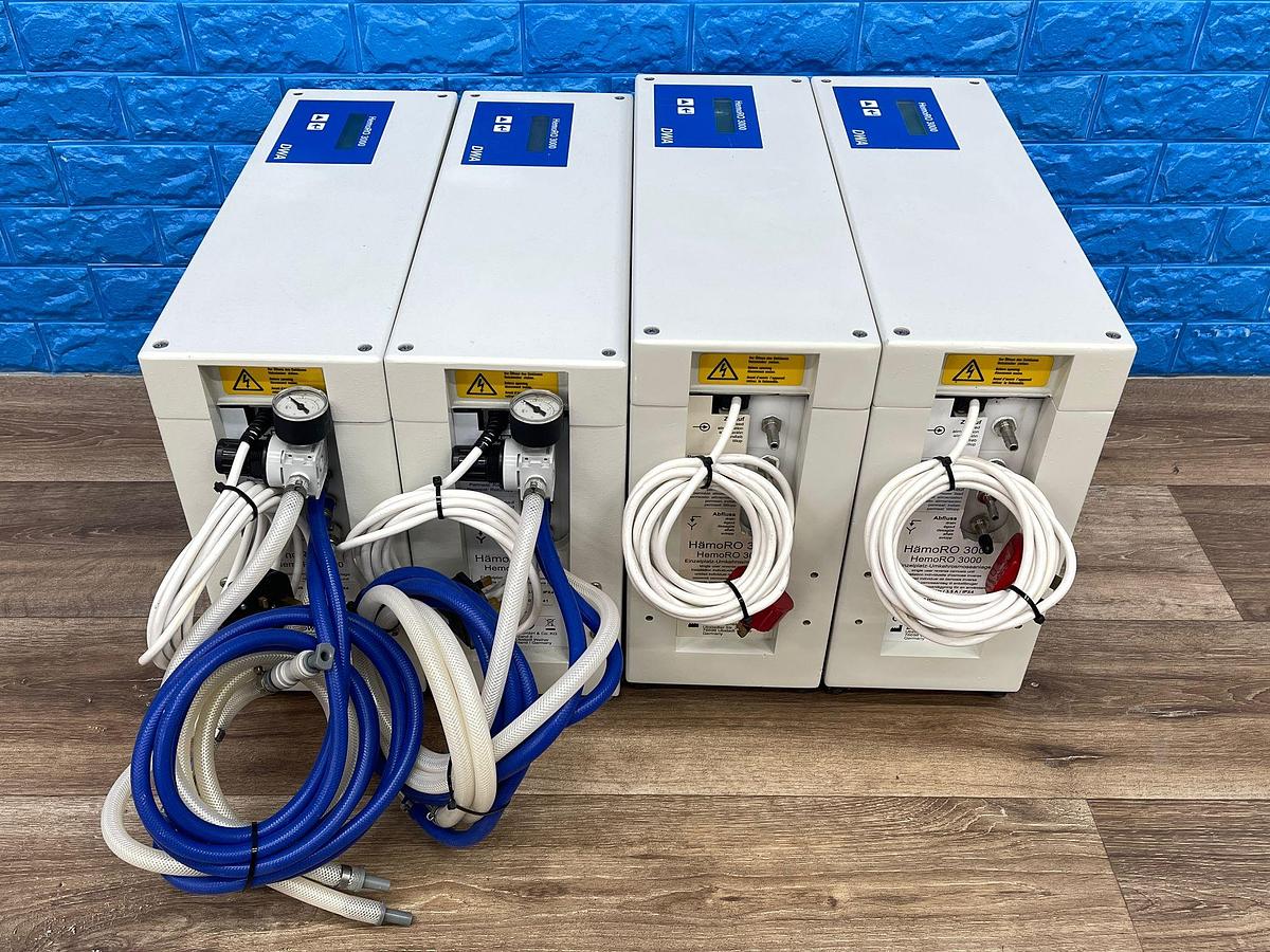 Used DWA HemoRO 3000 REF: 02HRO3000 -4 pieces Dialysis Pump