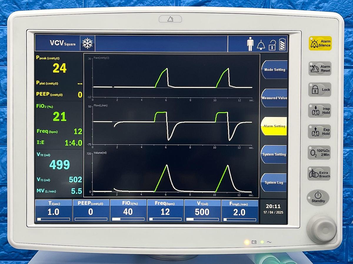 Used PRUNUS Boaray 5000D Ventilator, YOM: 2020 Including Fisher & Paykel 850 Ventilator