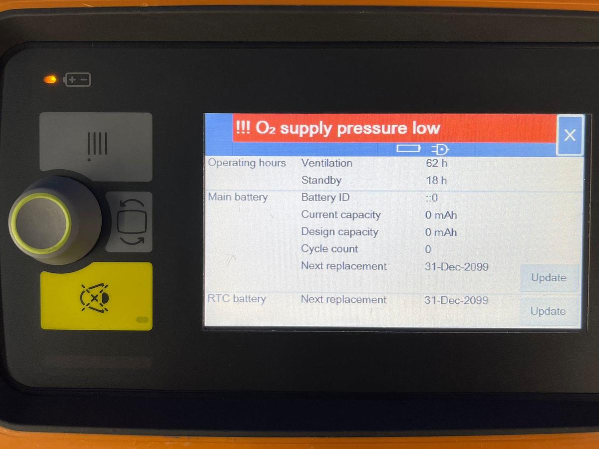 Used Dräger Oxylog VE300 Hours: 62 YOM: 2020