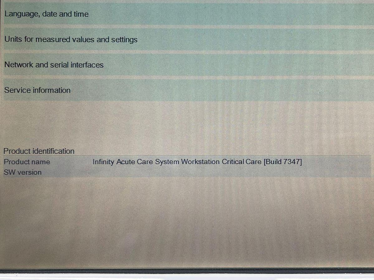 Used Dräger Evita V500 Ventilator SW: S02.51.01 Hours: 11355 YOM: 2017 