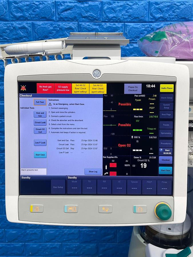 Used GE Avance CS2 Anesthesia YOM: 2012