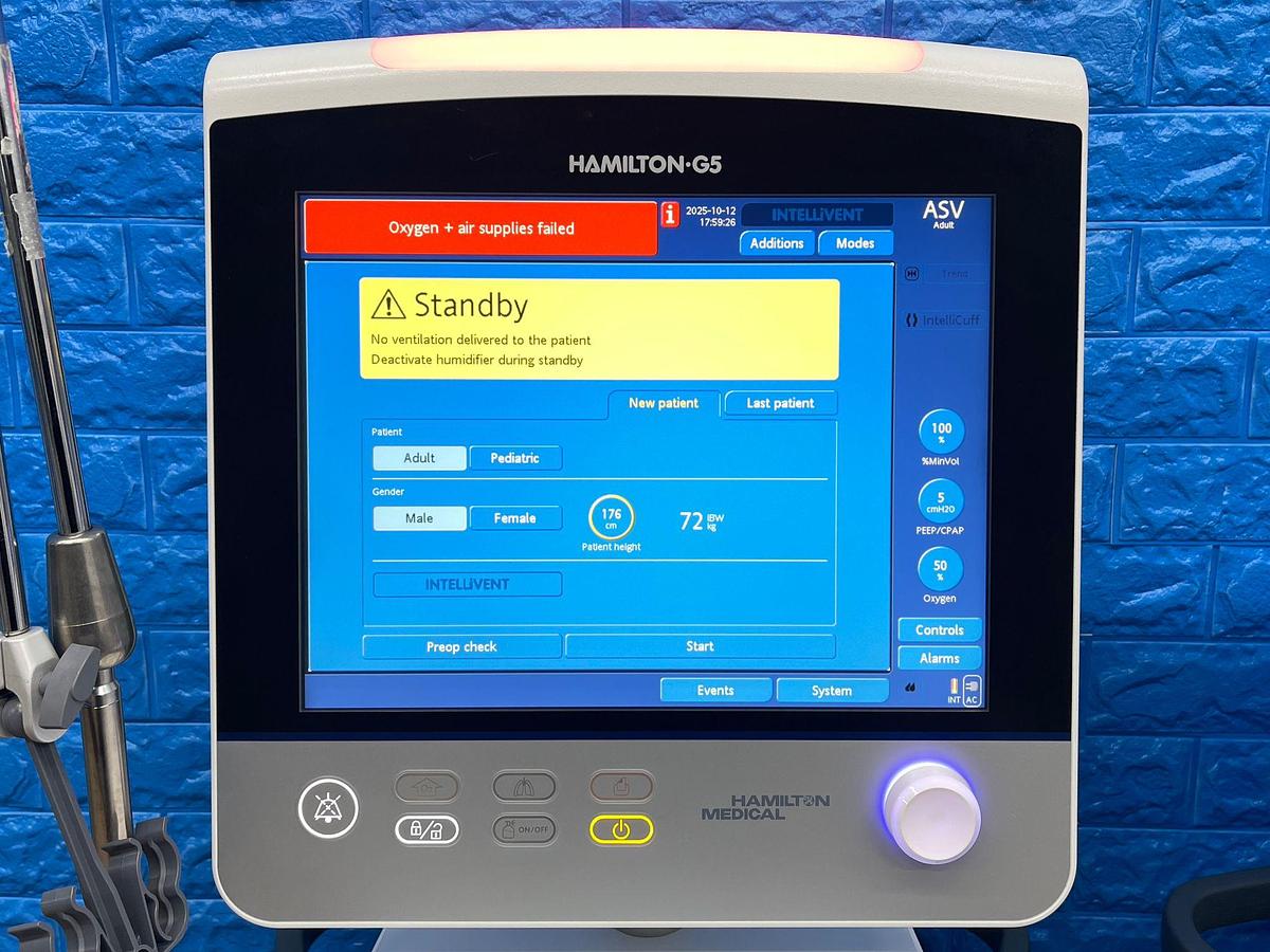 Used 13x Hamilton G5 Ventilator YOM: 2020 