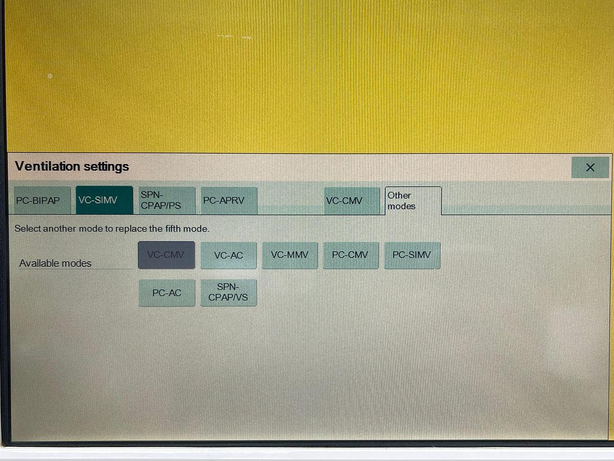 Used Dräger Evita V500 Ventilator SW: S02.51.01 Hours: 35374 YOM: 2013