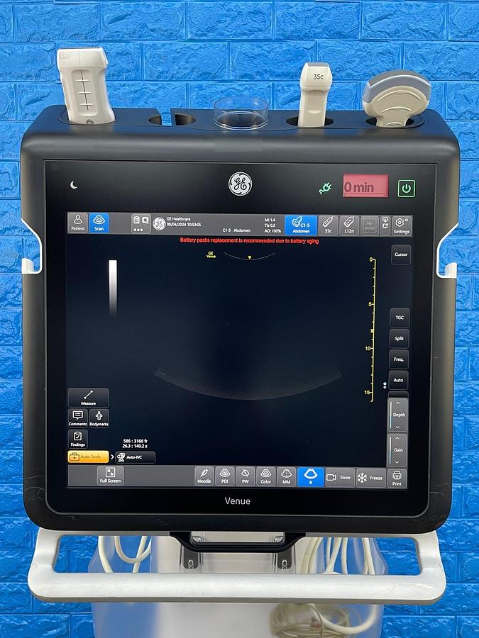 Used GE Venue YOM: 2018 With 3 Probes.