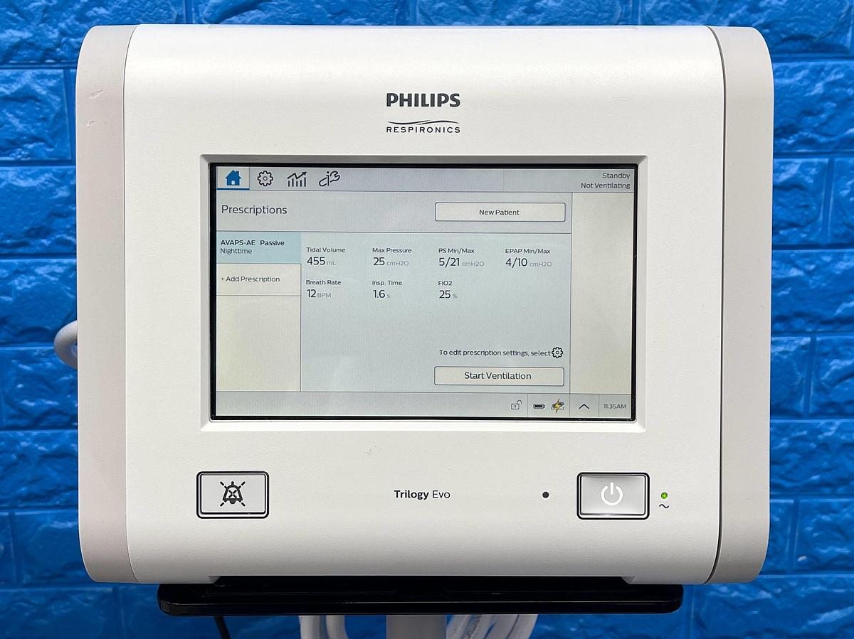 Used Philips Trilogy EVO Ventilator -5 pieces