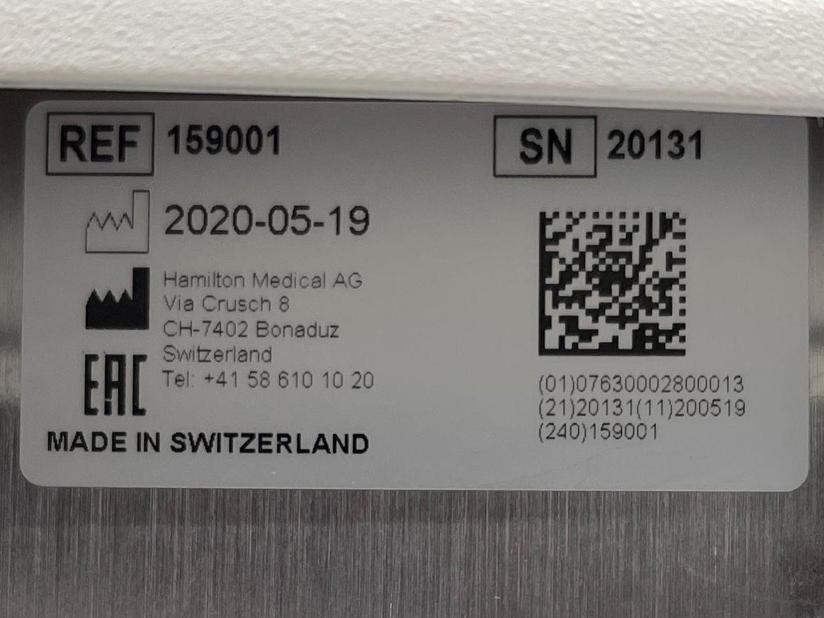 Used Hamilton G5 Ventilator YOM: 2020, YOM: 2020