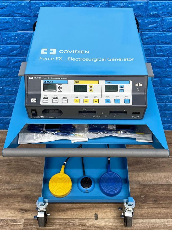 Used Covidien Force FX YOM: 2017 With Mono Polar and Bipolar Footswitch
