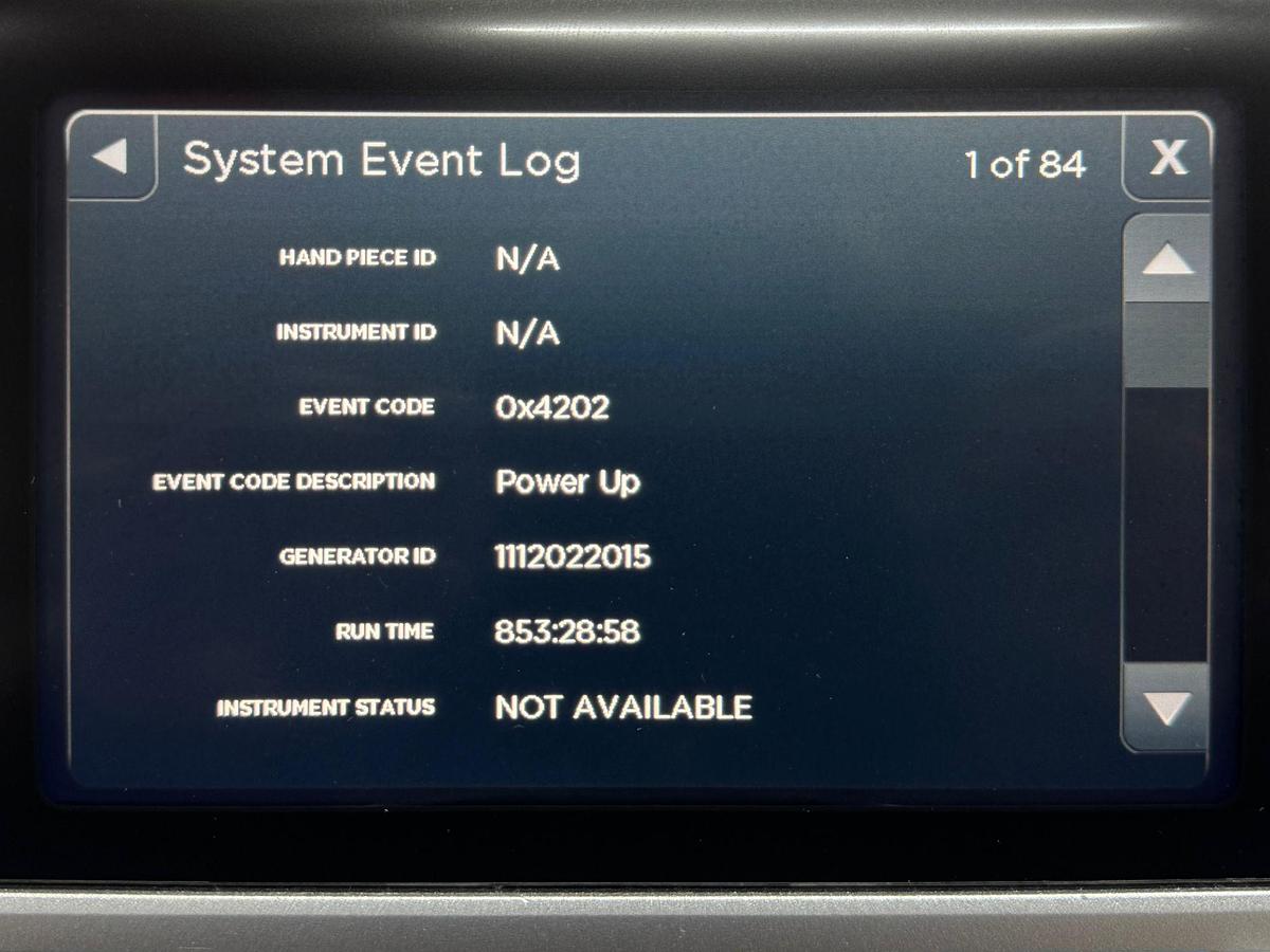 Used Ethicon GEN 11 YOM: 2020 Include Foot Switch