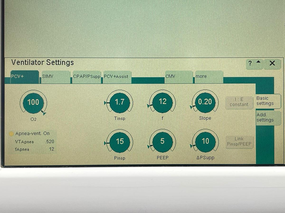 Used 9X Dräger Evita XL Ventilator