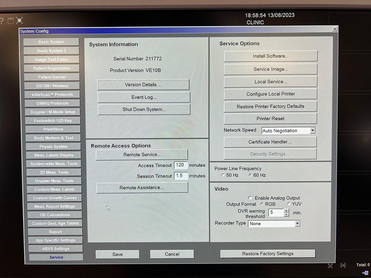 Used Siemens Acuson S1000 YOM: 2016