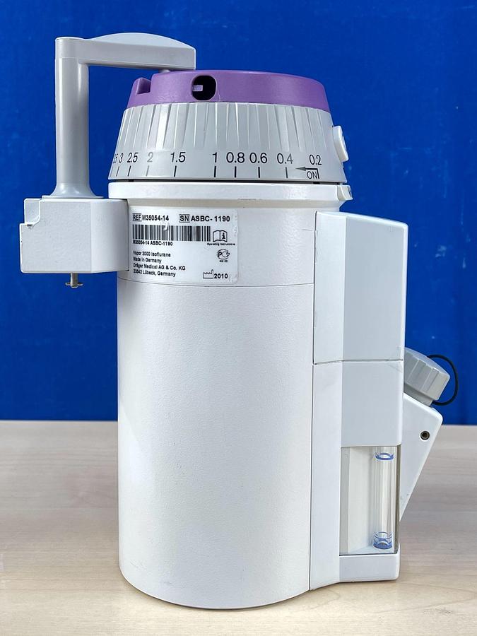 Used Dräger Isoflurane 2000 Vaporiser REF: M35054-14 YOM: 2010