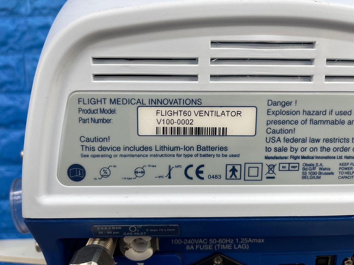Used FLIGHT MEDICAL Flight 60 Ventilator
