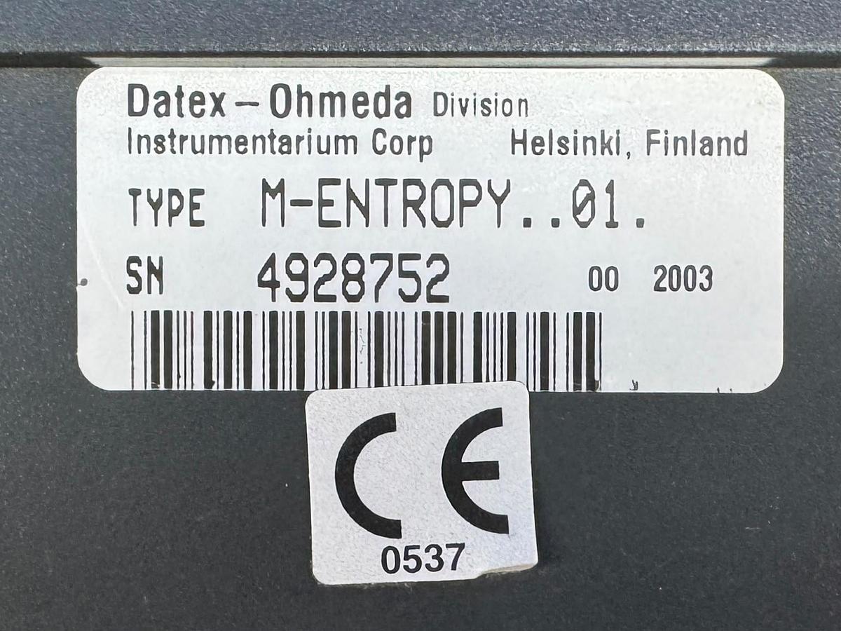 Used Datex-Ohmeda M-Entropy REF: M-Entropy..01 YOM: 2005