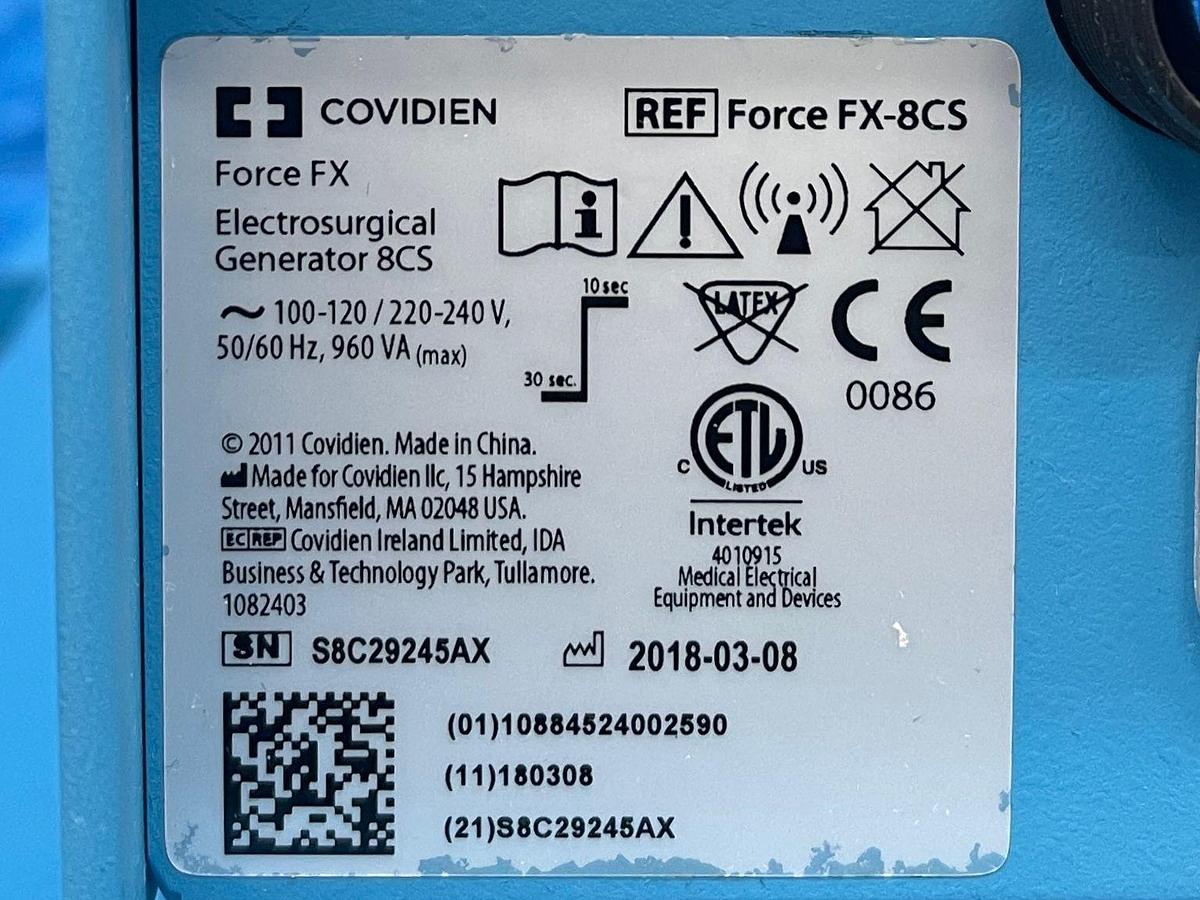 Used COVIDIEN Force FX YOM: 2018.