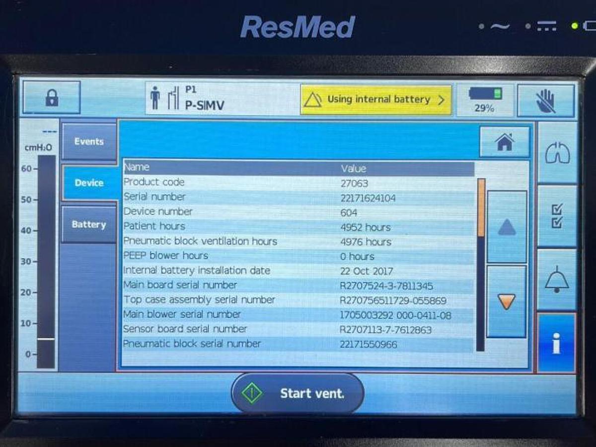 Used - RESMED Astral 150